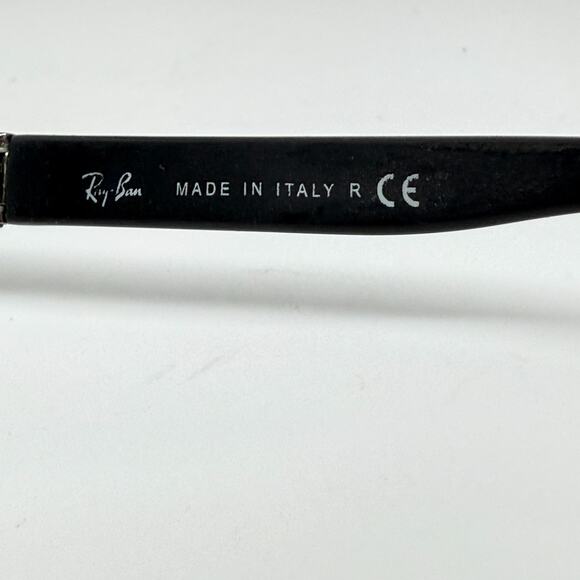 Ray Ban Silver Black Eyeglasses Frames Full Rim Rectangular H18711 - Picture 5 of 6